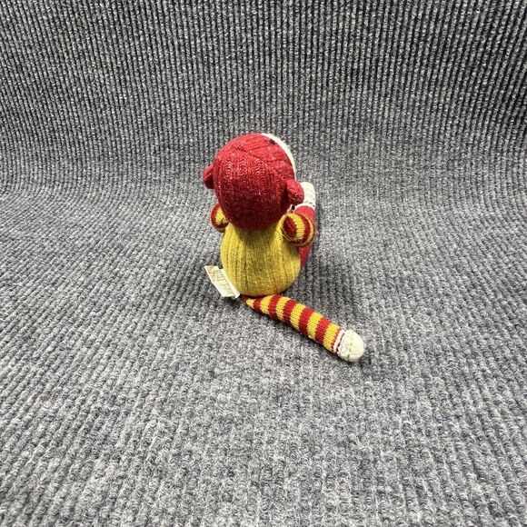 SEASONS Of Cannon Falls 12” SOCK MONKEY Red Yellow Magnetic Hands Feet Doll Toy - Picture 9 of 16